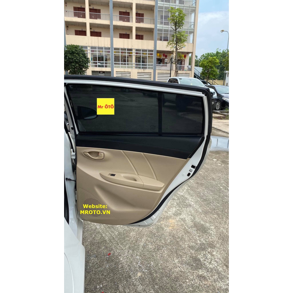 Rèm Che Nắng Xe Toyota Yaris cuối 2013-2018 - chống UV - Loại 1 Mr Ô Tô - Bảo hành 2 năm
