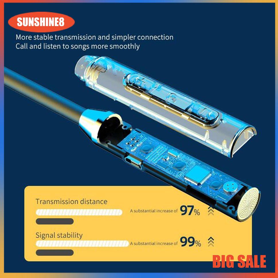 Tai nghe đeo cổ thể thao không dây YD08-2 5.0 có khe cắm thẻ nhớ