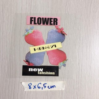 set 2 sticker ui hình trái dâu (lớn nhỏ)