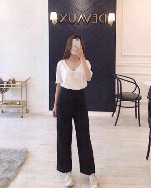 QUẦN CULLOTES TUYẾT MƯA GIỌT LỆ HÔNG CỰC SANG-CM31