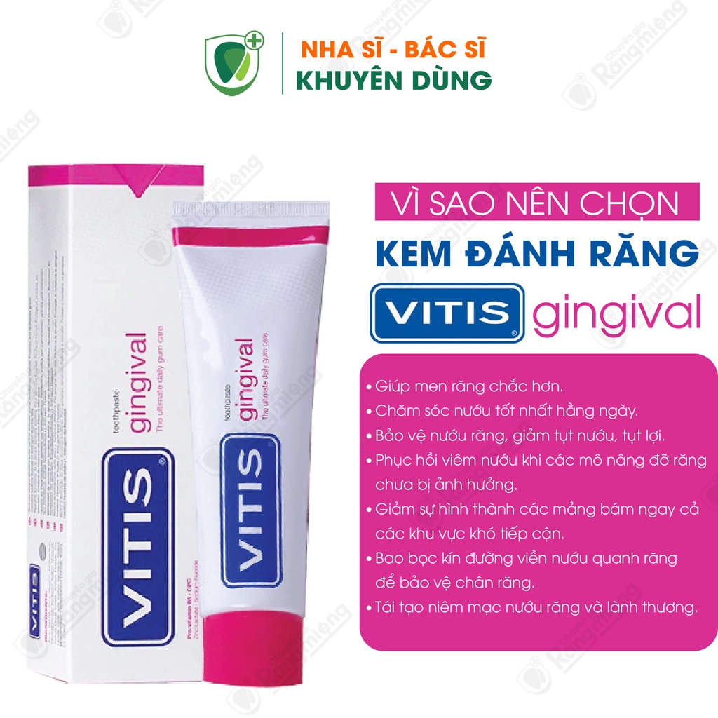 Kem Đánh Răng Chăm Sóc Nướu Răng Vitis Gingival Toothpaste 100ML
