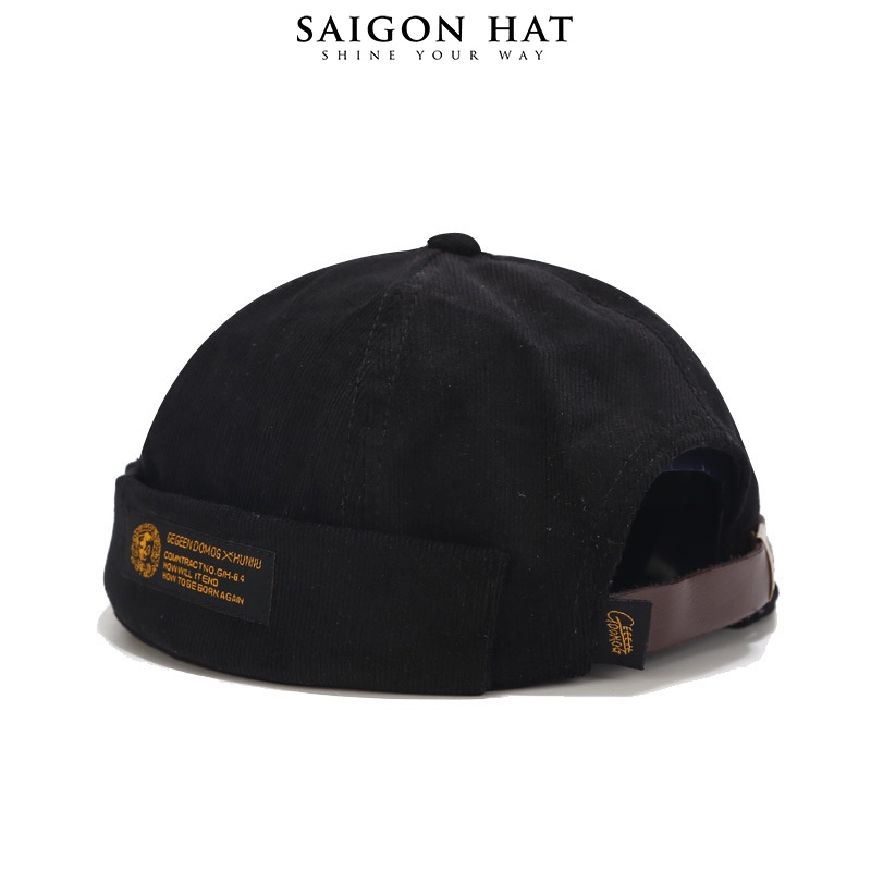 Mũ nón tròn miki hat nam nữ không vành nhung chuẩn form đẹp beanie thời trang thu đông kiểu SAIGON HAT
