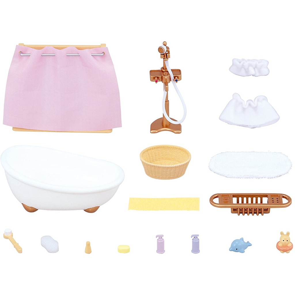 Sylvanian Families Bộ Bồn Tắm Bath Tub Set