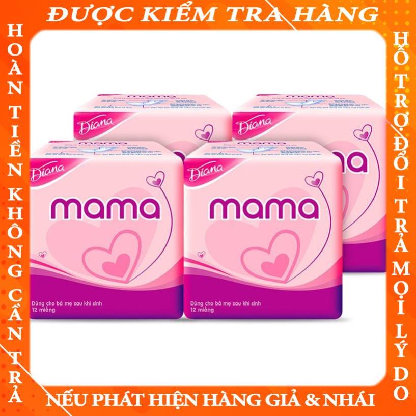 Băng vệ sinh Diana MaMa cho mẹ sau sinh (gói 12 miếng) dinhmoi