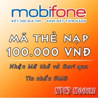 Mã thẻ mobi 100k
