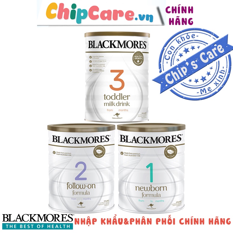 Sữa Blackmores số 1,2,3 cho bé 900g