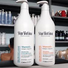 DẦU GỘI XẢ STARVATINA DƯỠNG SINH TÁI TẠO 500ML*2