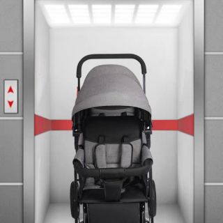 Xe đẩy đôi cho bé có thể gấp gọn( chính hãng blubaby)