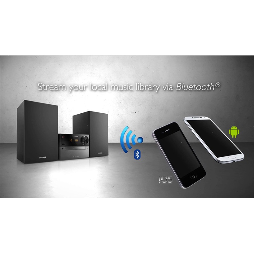 Loa Philips BTM2310 HIFI/2.1(usb, Bluetooth,FM,CD) - hàng nhập khẩu