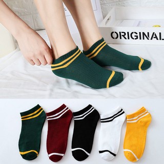 Set 5 đôi tất ngắn cổ gân tăm mẫu mới-TG14
