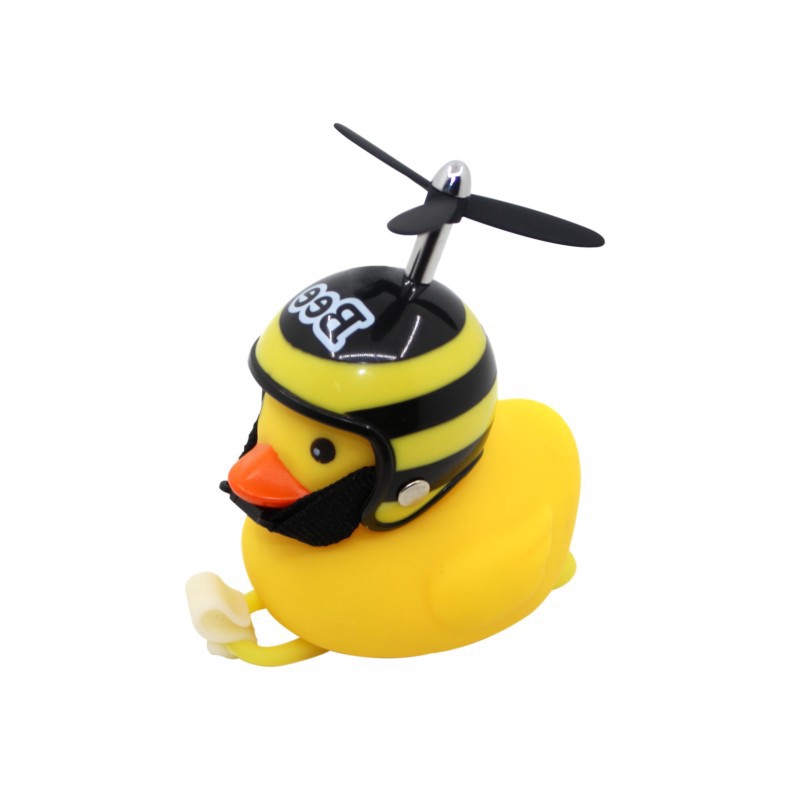 Blackhole Mô hình vịt đội nón bảo hiểm có móc khóa độc đáo