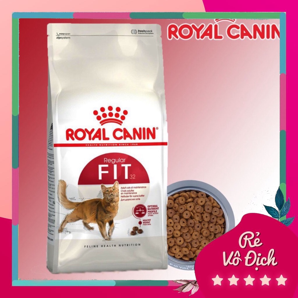 [Túi nguyên đủ size] Royal Canin Fit 32 thức ăn hạt cho mèo trưởng thành