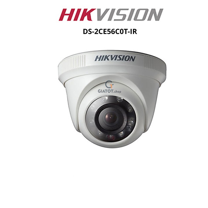 Camera ngoài trời Hikvision HD TVI 1MP DS-2CE56C0T-IR chính hãng