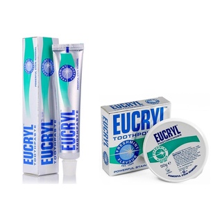 Kem đánh răng & bột trắng răng eucryl 50ml-50g