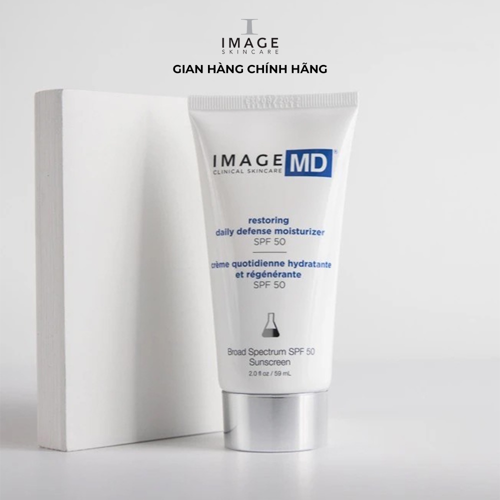 Kem chống nắng chống lão hóa da Image Skincare MD Restoring Daily Defense Moisturizer SPF 50+ 50ml