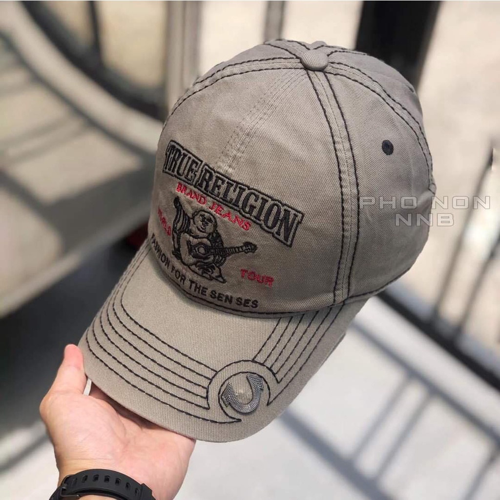 Nón ông địa - Mũ lưỡi trai True Religion đẹp