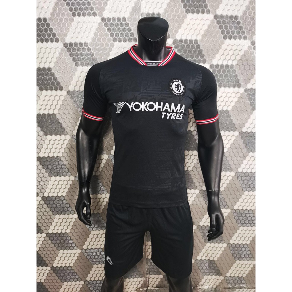 Bộ Chelsea sân khách màu đen 2019 2020