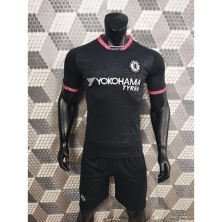 Bộ chelsea sân khách màu đen 2019 2020