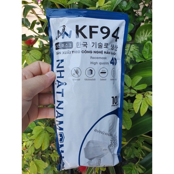 TÚI 10 khẩu trang 4D KF94