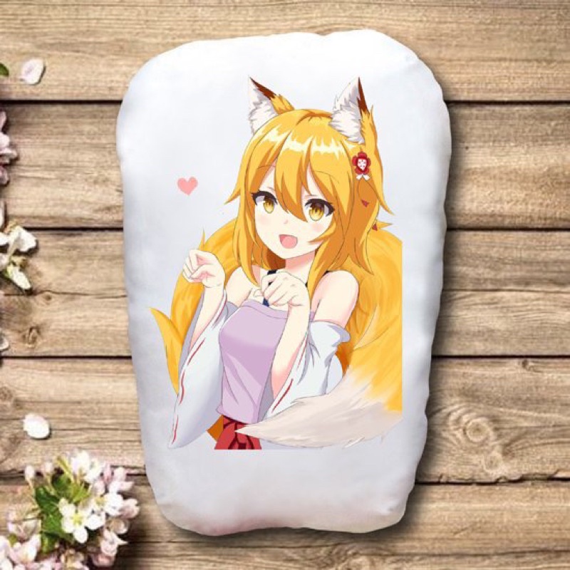 Gấu ôm Sewayaki Kitsune no Senko-san 25-48cm/ Gối Anime Sewayaki Kitsune no Senko-san