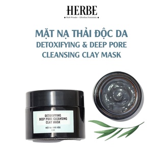 Mặt nạ thải độc da - mặt nạ đất sét sạch bã nhờn - detoxifying & deep pore cleansing clay mask handmade
