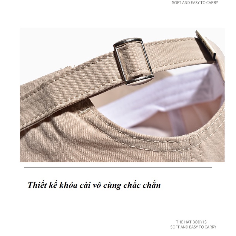 Mũ Lưỡi Trai Cotton Mềm Thêu Chữ Cho Nam Và Nữ Cruise