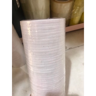 băng dính 2 mặt 0.5f trắng