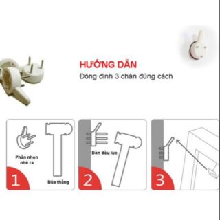 Combo 30 móc đóng tường treo tranh