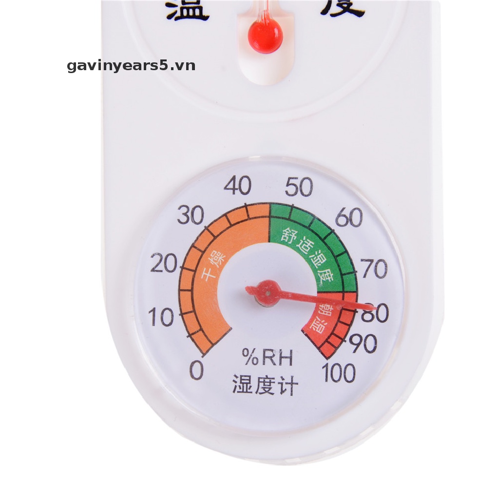 1pc Household Thermometer Hygrometer Indoor Wall Hanging Weather Tester Measure