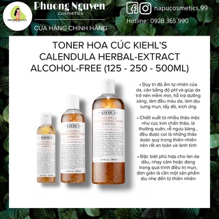 Toner hoa cúc Kiehl's Calendula Herbal-Extract Alcohol-Free