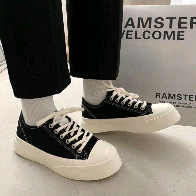 Giày thể thao nữ đế cao kiểu dáng basic, giày dáng cv thấp cổ hàng hot giá rẻ VIP01 - Hàng nhập khẩu