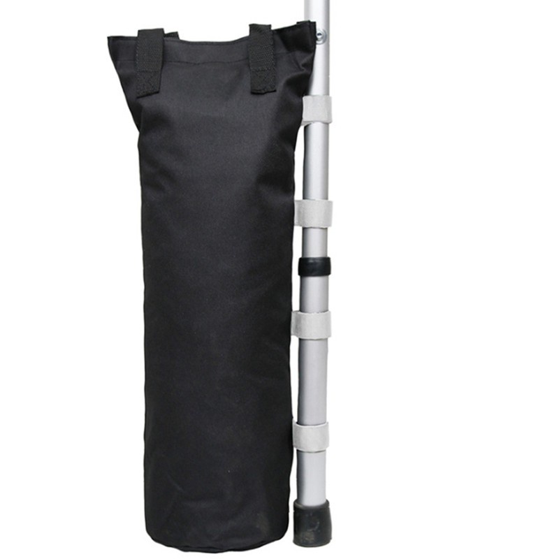 Black Wear-Resistant Windproof Oxford Cloth Sandbag Adjustable Fixing