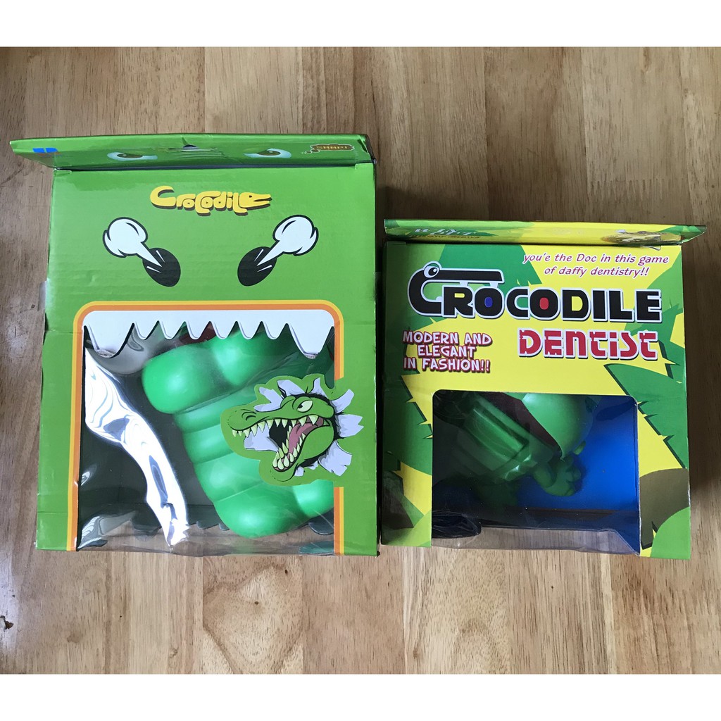 Cá sấu cắn tay, khám răng cá sấu crocodile dentist - Đồ chơi giải trí - troll