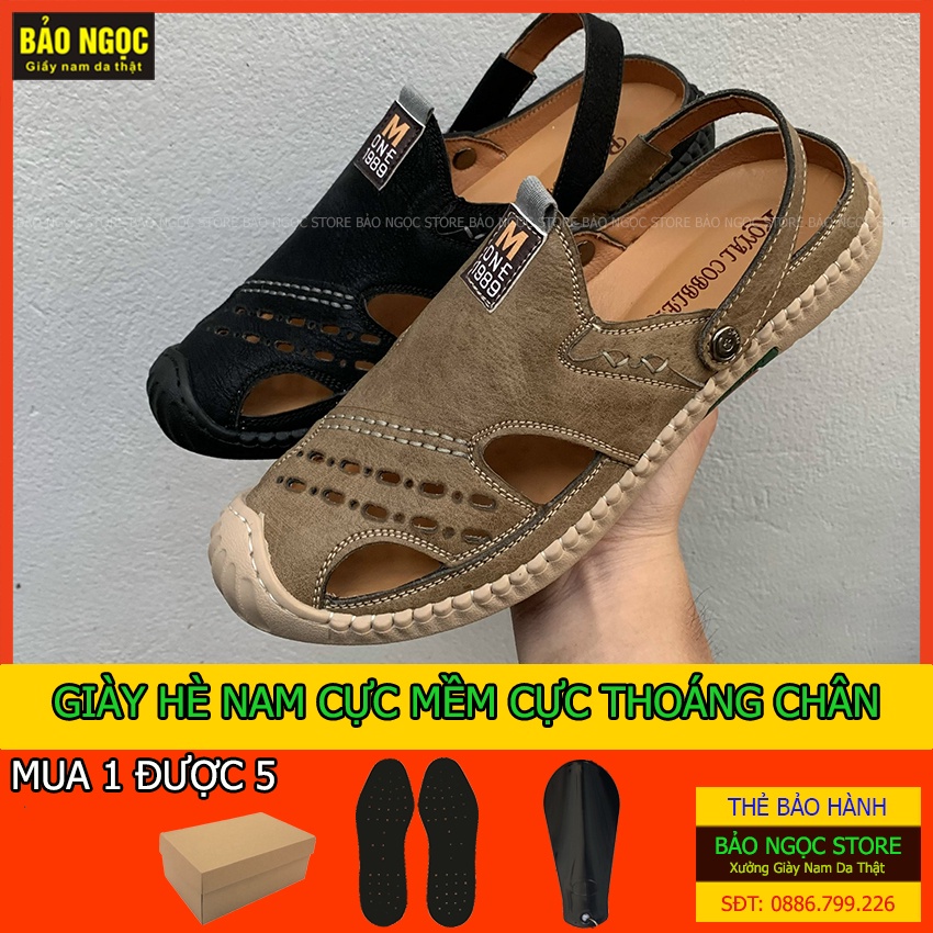Giày Rọ Nam Cao Cấp💥Giày Hè Nam Cực Mềm Và Thoáng Mát💥Sản Phẩm Độc Quyền Của Bảo Ngọc Store