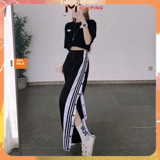 Quần ống rộng nữ quần baggy và quần unisex hàn quốc 2021 mxp005 - shop maxping
