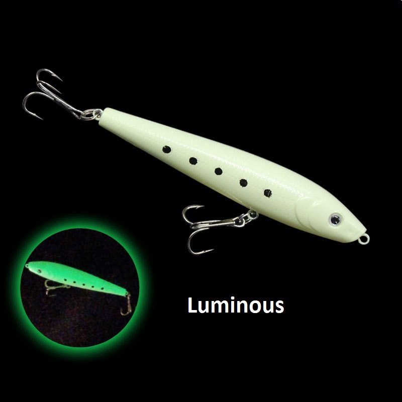 1 Mồi Câu Cá Phát Sáng Trong Tối 9cm 9g