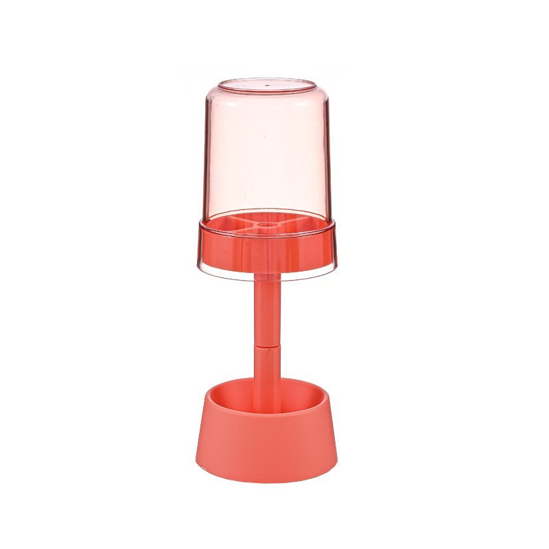 Ống Đựng Bàn Chải Kèm Cốc Úp Ngược Đa Năng, Giá Đựng Bàn Chải Nhiều Ngăn Tiện Dụng Tặng Sticker Dễ Thương