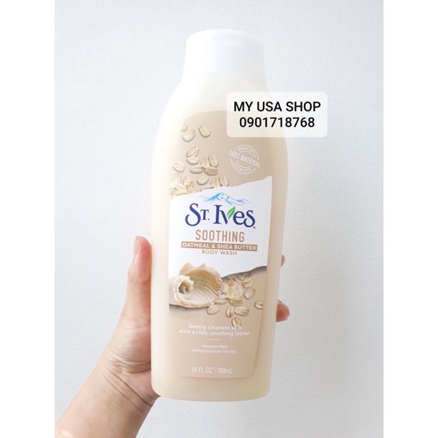 SỮA TẮM STIVES ❤SỮA TẮM TẨY TẾ BÀO CHẾT ST.IVES BODY WASH MỸ 709ML/400ML