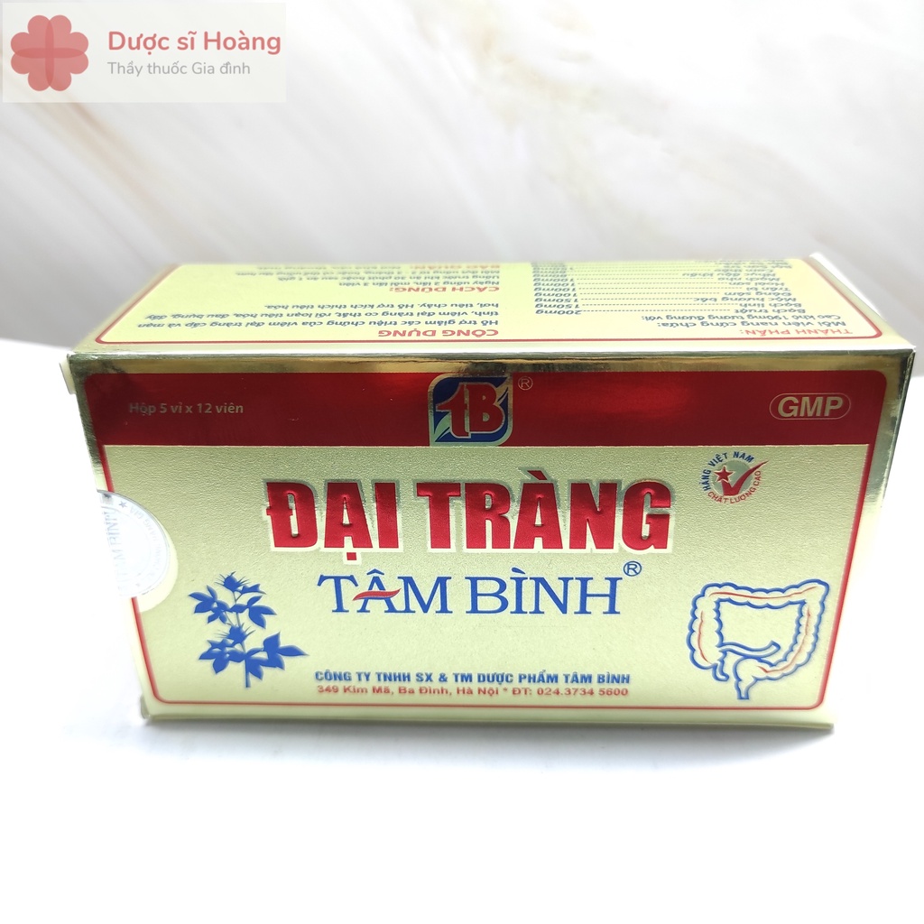 Đại Tràng Tâm Bình - Hỗ Trợ Giảm Các Triệu Chứng Viêm Đại Tràng, Đau Bụng Đầy Hơi,Rối Loạn Tiêu Hóa; Kích Thích Tiêu Hóa