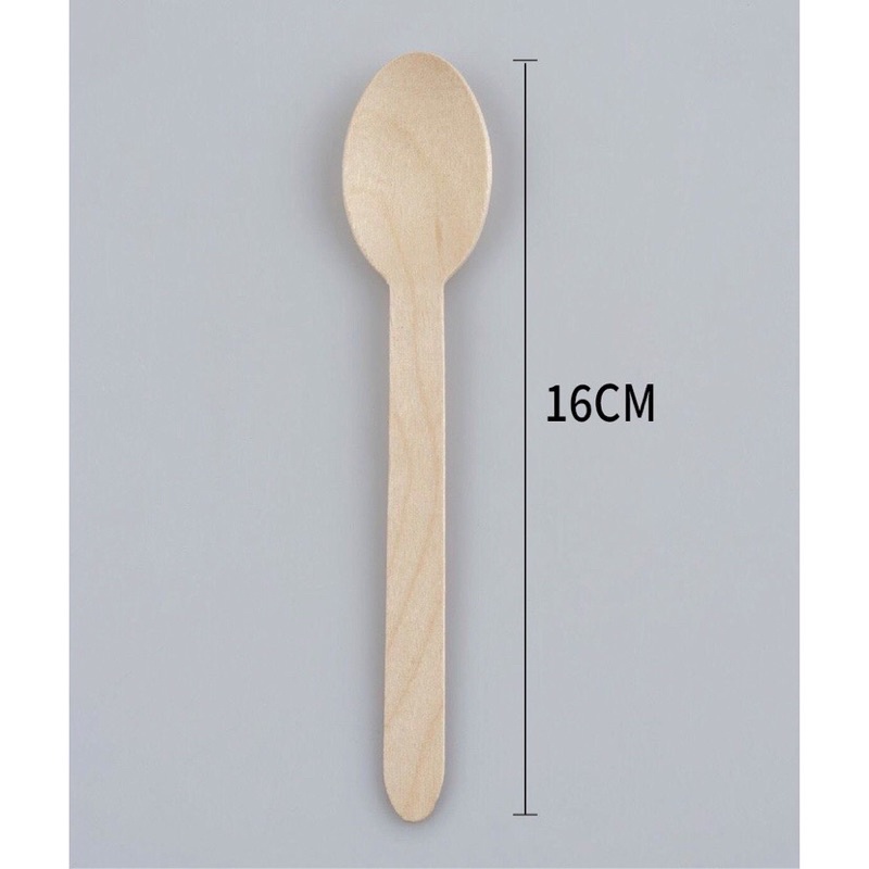 Muỗng gỗ 16cm