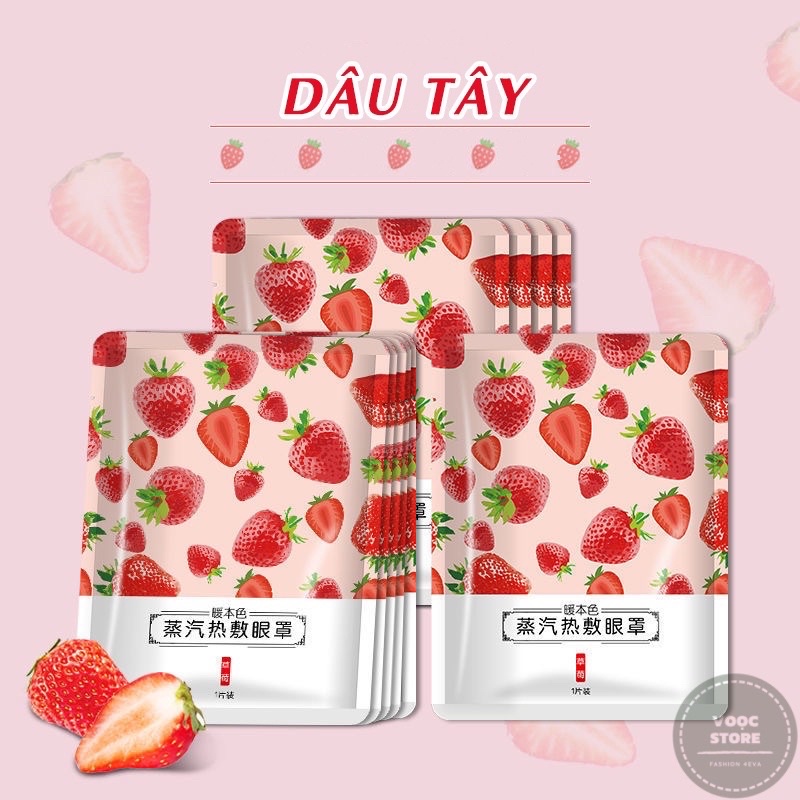 Mặt Nạ Xông Hơi Nóng Thư Giãn Cho Vùng Mắt Giảm Mệt Mỏi, Căng Thẳng, Giúp Ngủ Ngon, Lưu Thông Máu, Mờ Quầng Thâm Mắt