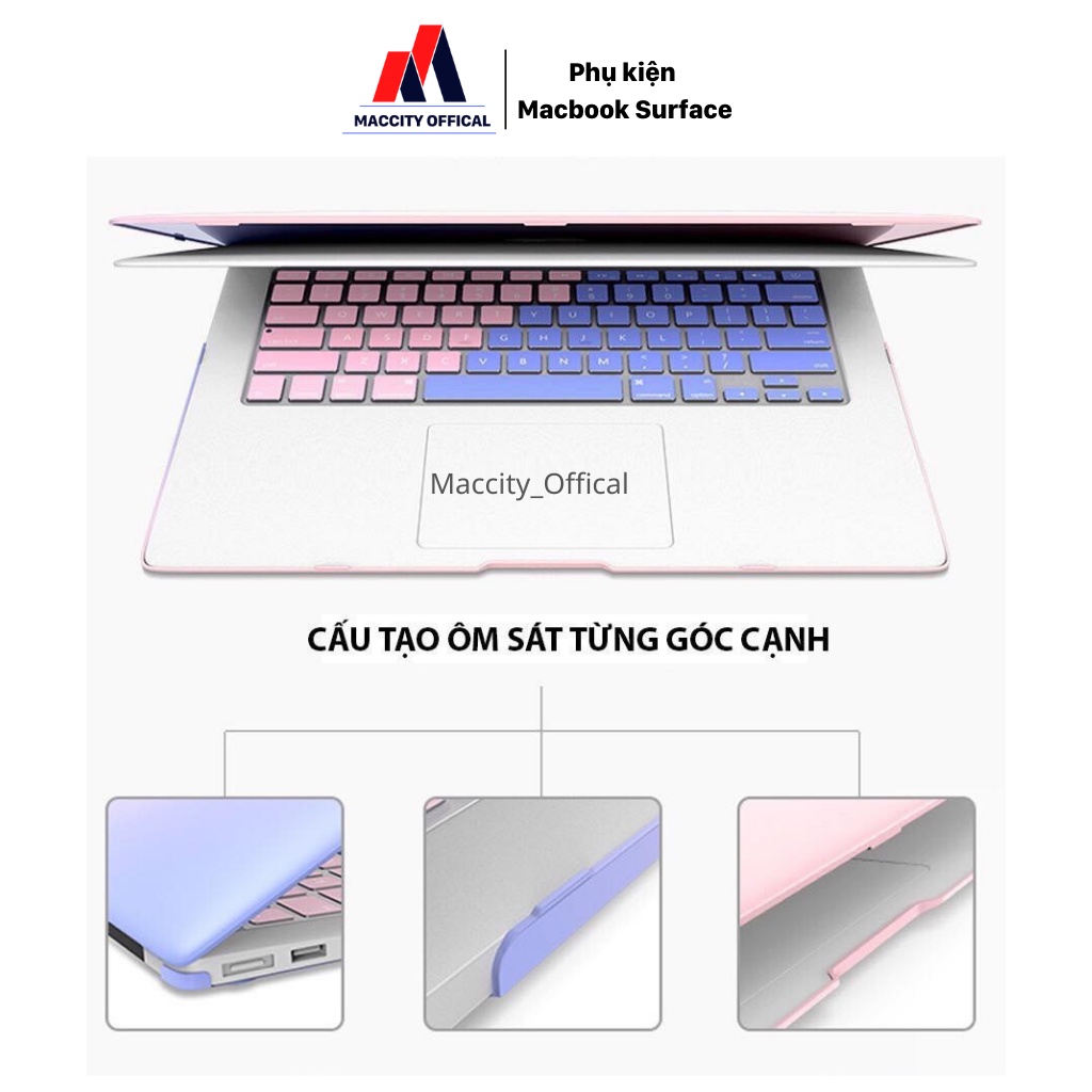 (ảnh thật+video) 5in1 ỐP MACBOOK, CASE MACBOOK MÀU GRAY DÀNH CHO CÁC DÒNG MACBOOK- CHỐNG VA ĐẬP, TRẦY XƯỚC