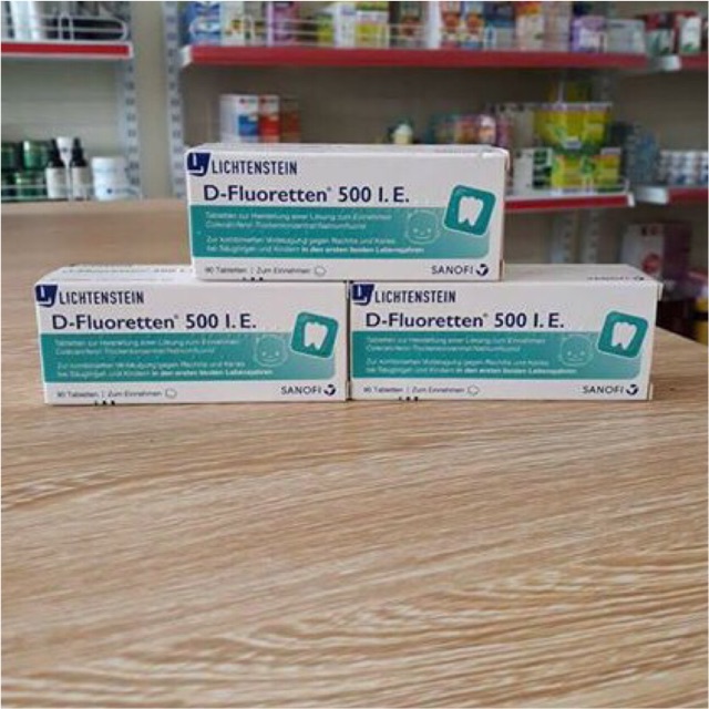 D-fluoretten 500 I.E Đức