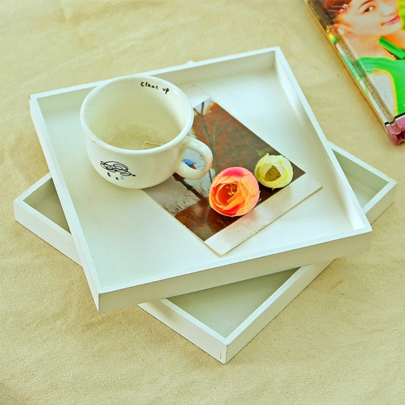 Khay Gỗ Đựng Thức Ăn Tiện Dụng