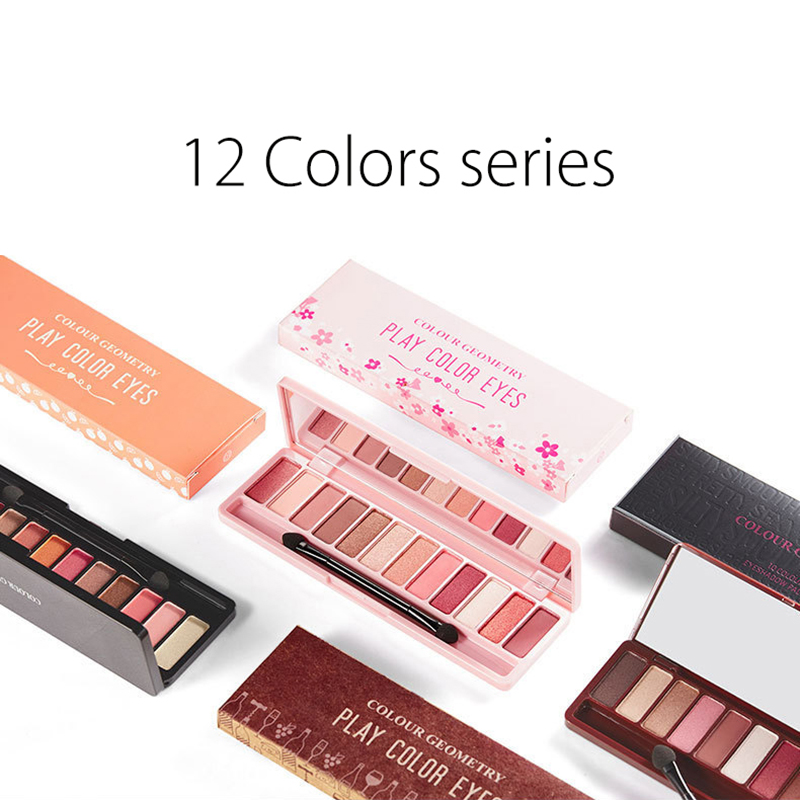 (Hàng Mới Về) Bảng Phấn Mắt Lameila 12 Màu Sắc Hiệu Ứng Lì / Ánh Nhũ Thời Trang | BigBuy360 - bigbuy360.vn