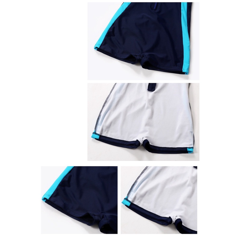 Đồ bơi nữ kín đáo liền thân cao cấp - Đồ tập Yoga cộc tay quần lửng BBW8802