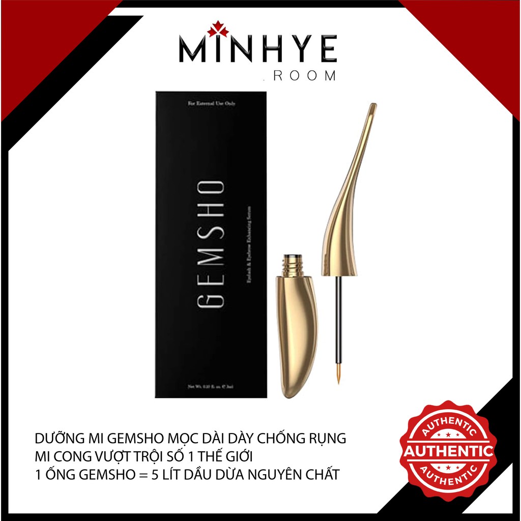 Dưỡng Mi Gemsho Mọc Dài Dày Chống Rụng Số 1 Thế Giới