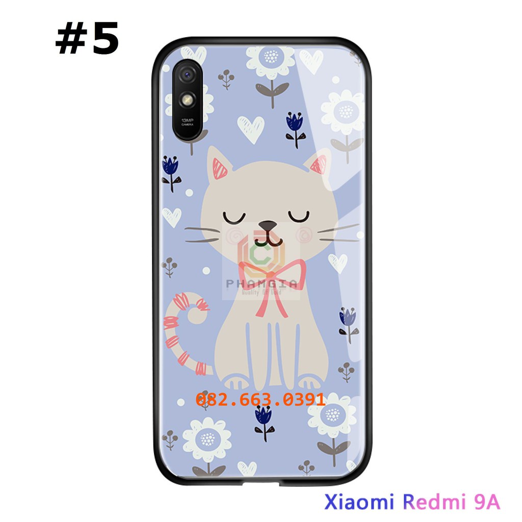 Ốp lưng Xiaomi Redmi 9A dẻo in hình mèo siêu sắc nét, in hình theo yêu cầu