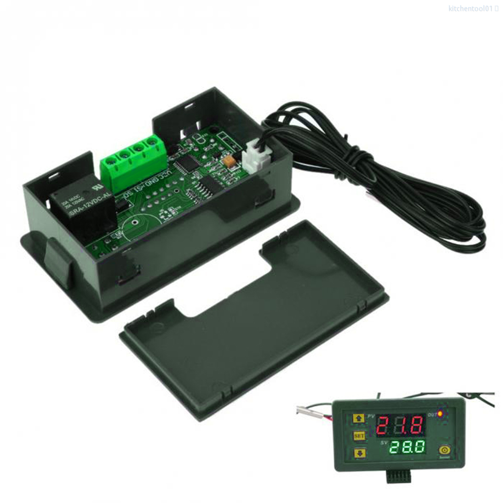 Thiết bị điều chỉnh nhiệt độ W3230 màn hình kỹ thuật số LCD 12V 20A có cảnh báo nhiệt độ cao