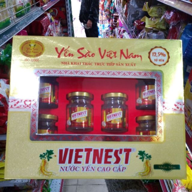 Nước yến xào vietnest loại có nhân sâm